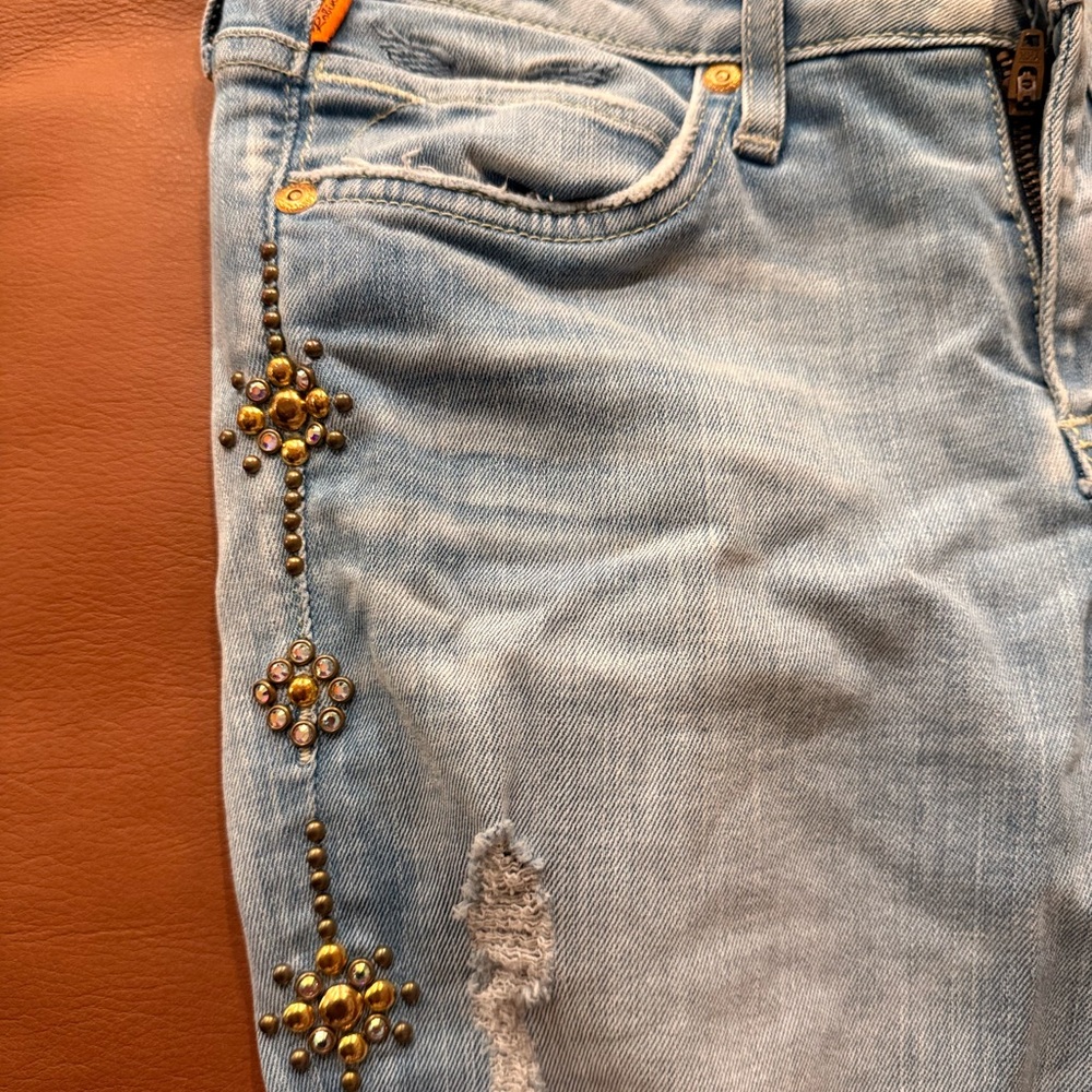 Embellished Light Blue Jeans Robin jeans